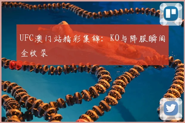 UFC澳门站精彩集锦：KO与降服瞬间全收录