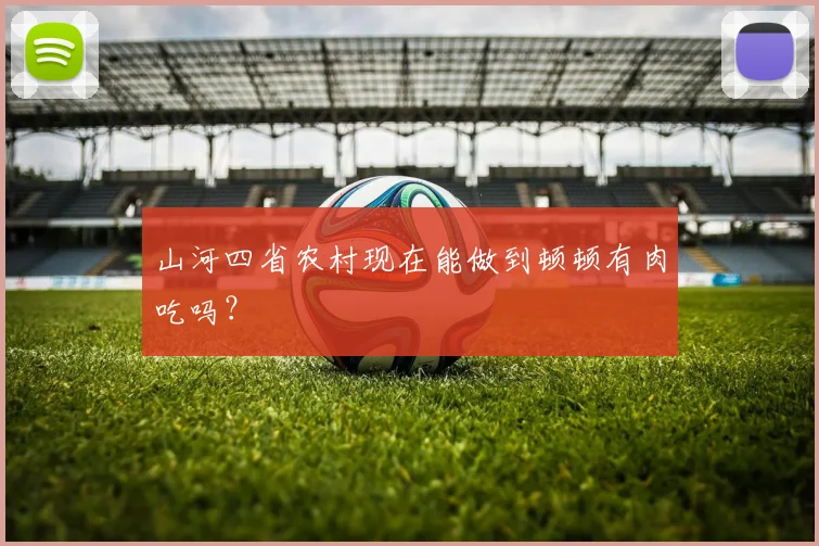 山河四省农村现在能做到顿顿有肉吃吗?